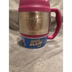 In Zone Bubba Keg 52 Oz SS Plastic Cooler Travel Mug Cup Pink Tumbler Jug
